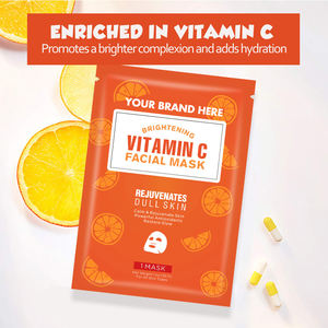 Корейская листовая маска, Органический Уход за кожей, витамин С, отбеливающая маска для лица, Отбеливающая увлажняющая маска для лица - Product Image 2