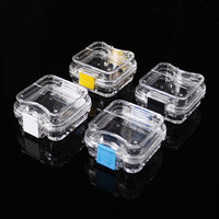 Étui de rangement transparent et durable pour aligneurs dentaires, anti-poussière, pour un rangement nomade