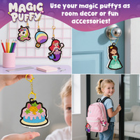 Juguetes Educativos Multifuncionales DIY de Textura Espumosa para Pintar y Colorear, con Diseños de Princesas y Animales, para Disfraces y Manualidades