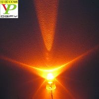 Diodes Led rondes personnalisées de 5mm rouge vert bleu jaune blanc pur blanc chaud orange ambre rose violet 1.8-3.5V 6v 12V 24V