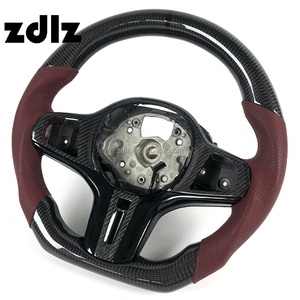Volante de Fibra de Carbono y Cuero Perforado Personalizado para <span class=keywords><strong>BMW</strong></span> M3 M4 M5 340i 440i G20 G30 G05 G80 G87 2019 2020 2021 <span class=keywords><strong>2022</strong></span> - Product Image 3