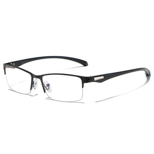 Gafas de lectura con montura semimetálica para hombre, lentes de PC, antiluz azul, para uso empresarial - Product Image 1
