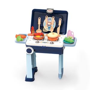 <span class=keywords><strong>Petit</strong></span> <span class=keywords><strong>Chef</strong></span> 4 en 1 Valise Rô<span class=keywords><strong>le</strong></span> Jouer Merveille Outil De Cuisson Grande Cuisine Set Jouet pour Enfants - Product Image 3