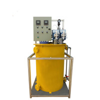 Unité de préparation de polymères 500l 1000l 1500l 2000l, dispositif de dissolution, système de dosage chimique