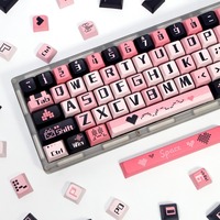 Custom Dye-Sublimated Keycap Set XDA Double Shot Custom Keycaps PBT Customized Personalized Cute DIY Mechanical Keyboard Keycaps