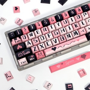 Ensemble de capuchons de touches personnalisés sublimés à la teinture <span class=keywords><strong>XDA</strong></span> Double Shot Capuchons de touches personnalisés PBT Personnalisés Cute DIY <span class=keywords><strong>Keycaps</strong></span> de clavier mécanique - Product Image 4