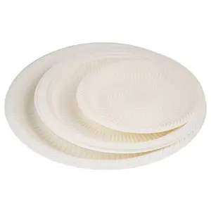 Recyclable biodegradable corn starch fruit plate container, biodegradable food plate