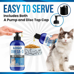 Suplemento de aceite de pescado de salmón natural para mascotas de 354ml con alta densidad de Omega-3 OEM/ODM para mejorar la piel y el abrigo, aceite de pescado de salmón para mascotas para perros - Product Image 2