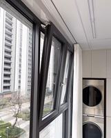 SUNGYE Portes et fenêtres à battants modernes en alliage d'aluminium à rupture de pont thermique, double vitrage trempé, insonorisées, pour villas, à haute efficacité énergétique
