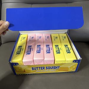 9inch Large Super Wet Soft Butter Stick Stripe Slow <b>Rebound</b> Squeezing Toy Decompression Pinch Work Useful Tool for Pressure - Product Image 4