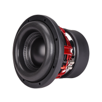 Nuevo subwoofer de coche de cesta roja de 8 pulgadas, RMS, 400W, buena reputación, altavoz de Audio automático máximo de 800W, logotipo personalizado, Woofer de gran venta
