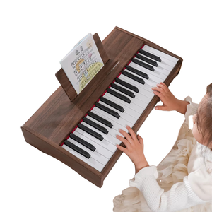 Venta caliente Popular Portátil Recargable 37 Teclas Piano de madera Teclado de órgano electrónico para niños - Product Image 1