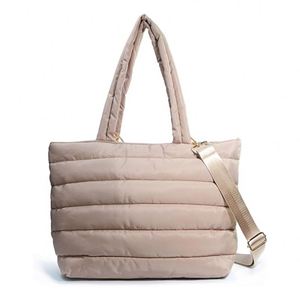 Factory Price Best Quality Fashion Winter Handbags Ladies Down <b>Bags</b> Shopping Handbag Customize Large Capacity Storage <b>Tote</b> <b>Bag</b> - Product Image 1