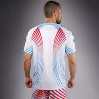 Ensemble de tenue de sport Venom UFC MMA Boxe, course à pied, fitness et combat, haut à manches courtes et short à séchage rapide, équipement d'entraînement Chine