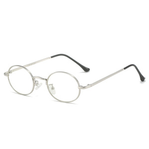 Montures de lunettes rondes rétro à monture complète unisexe légères anti-UV correction de la vue couleur unie 2024 - Product Image 5