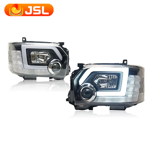 Pour Toyota Hiace 2014-2020 phare de voiture modifié Diode électroluminescente DRL jour marche lumière projecteur lentille faisceau phare - Product Image 2