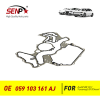 غطاء سلسلة توقيت المحرك SENP 059 103 161 AJ مع حشية مانعة للتسرب مناسب لسيارات أودي Q7 وفولكس فاجن طوارق 3.0T ديزل 059103161AJ