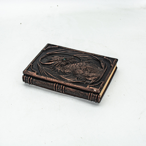 Libreta de Direcciones de Resina Hecha a Mano de Lujo Personalizada con Grabado de Dragón en Relieve, Grabado de Animales en 3D, Libreta Duradera A5 - Product Image 2