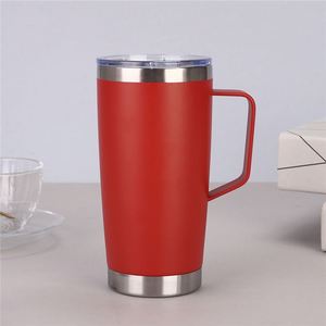 Mug isotherme 20 oz en acier inoxydable 304 de qualité alimentaire avec couvercle coulissant, réutilisable, pour les voyages, cadeau pour hommes et femmes ASM26 - Product Image 1
