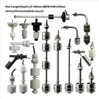 Capteur de niveau de liquide Float-54LPP-G3/4 "PP/capteur de réservoir de carburant d'eau en acier inoxydable interrupteur à flotteur interrupteur de niveau d'huile flotteur