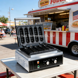 Macchina Elettrica Commerciale per Corn Dog a 6 Griglie, 1.55kW, Rivestimento Antiaderente, Alta Efficienza, per Hot Dog Stick, per Negozi di Snack - Product Image 2