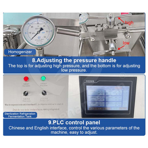 Đại Dương Dê Sữa Quá Trình Nhà Máy Sữa Chua Làm Máy Pasteurizer Sữa Chua Dây Chuyền Sản Xuất - Product Image 5