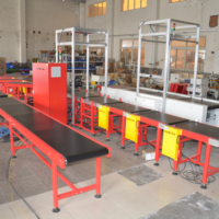 Cinta Transportadora Industrial de Velocidad Ajustable para Logística de Almacén, Manejo de Cajas de Cartón, Línea de Producción