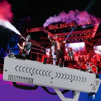 Machine à fumée LED étanche 1500W, portable, rechargeable par USB, pulvérisation de liquide 6/8m pour DJ et discothèque