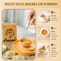 Mélange de poudre de céréales instantanées, porridge multigrains, poudre de remplacement de repas végétalienne, aliment nutritif et sain, céréales pour le petit-déjeuner
