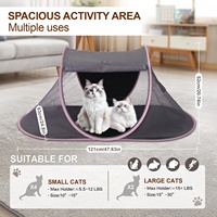 Tente pour animaux de compagnie, lit pour chat, lit pour chien, fournitures pour animaux de compagnie, lit portable multi-scénarios pour animaux de compagnie