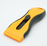 Grattoir de lame de nettoyage de vitres en verre à chargement automatique rétractable de nouvelle conception avec 8 lames