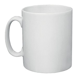 Tazza in ceramica bianca da 0,32 litri per uso quotidiano - Product Image 1