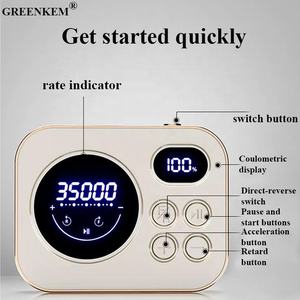 Moulin électrique en forme de cube de <span class=keywords><strong>sucre</strong></span> à la mode 2 couleurs Salon de manucure dédié Nouveau petit dissolvant d'ongles pour la maison - Product Image 2