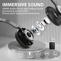 Usine de fabrication de casques audio, casques sans fil à réduction de bruit, casque d'ordinateur avec microphone pour le bureau et les affaires