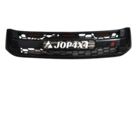 4X4 Accessoires ABS GR Grille avant avec lumière LED Masque avant de pare-chocs pour HILUX REVO 2015-2017