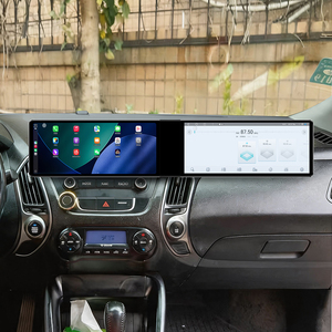 ZWNAV Double écran de navigation multimédia virtuel 12,3 pouces, navigation GPS Android 13 pour Hyundai IX35 2010-2015, mise à niveau - Product Image 1