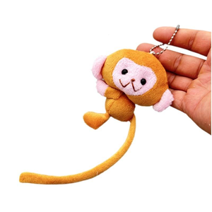 Venta al por mayor lindo <span class=keywords><strong>mono</strong></span> <span class=keywords><strong>de</strong></span> <span class=keywords><strong>cola</strong></span> larga <span class=keywords><strong>de</strong></span> peluche <span class=keywords><strong>de</strong></span> juguete pequeño regalo llavero colgante accesorio a juego juguetes <span class=keywords><strong>de</strong></span> animales <span class=keywords><strong>de</strong></span> peluche - Product Image 2