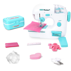 <span class=keywords><strong>Machine</strong></span> à <span class=keywords><strong>coudre</strong></span> miniature multifonctionnelle à piles, <span class=keywords><strong>jouet</strong></span> d'appareil ménager, jeu de rôle pour enfants et filles - Product Image 1