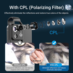Microscope téléphonique de précision de poche <span class=keywords><strong>Apexel</strong></span> 200X pour loupe Microscopio de peau avec lumière LED - Product Image 3