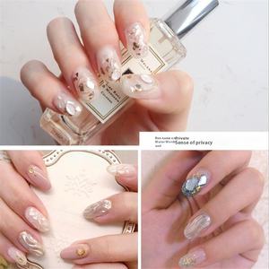 12 Grille 3D Naturel Perle Shell Mère Nail Décoration Mixte Talisman Brillant Diamant Ongles Accessoires Fournitures - Product Image 5