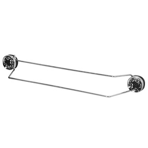 Suction Cup Stainless Steel Slipper Rack Double Layer Drainage Bathroom Storage Rack With Rotating Design - Product Image 5
