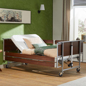 Équipements et accessoires médicaux électriques, lit de soins à domicile pour personnes âgées, lit de soins en bois pour personnes âgées, lit de maison de retraite avec cadre réglable - Product Image 3