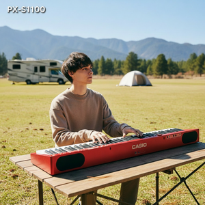 <span class=keywords><strong>Piano</strong></span> <span class=keywords><strong>Eléctrico</strong></span> <span class=keywords><strong>Casio</strong></span> PX-S1100 para Niños y Adultos, Ideal para Uso en el Hogar y Portabilidad, Calidad Profesional con 88 Teclas - Product Image 1