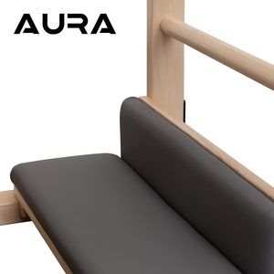 Barra a spirale in legno massello di acero resistente con nucleo profondo e schienale rinforzato, con gradini regolabili <span class=keywords><strong>per</strong></span> studio Pilates e uso in palestra - Product Image 3