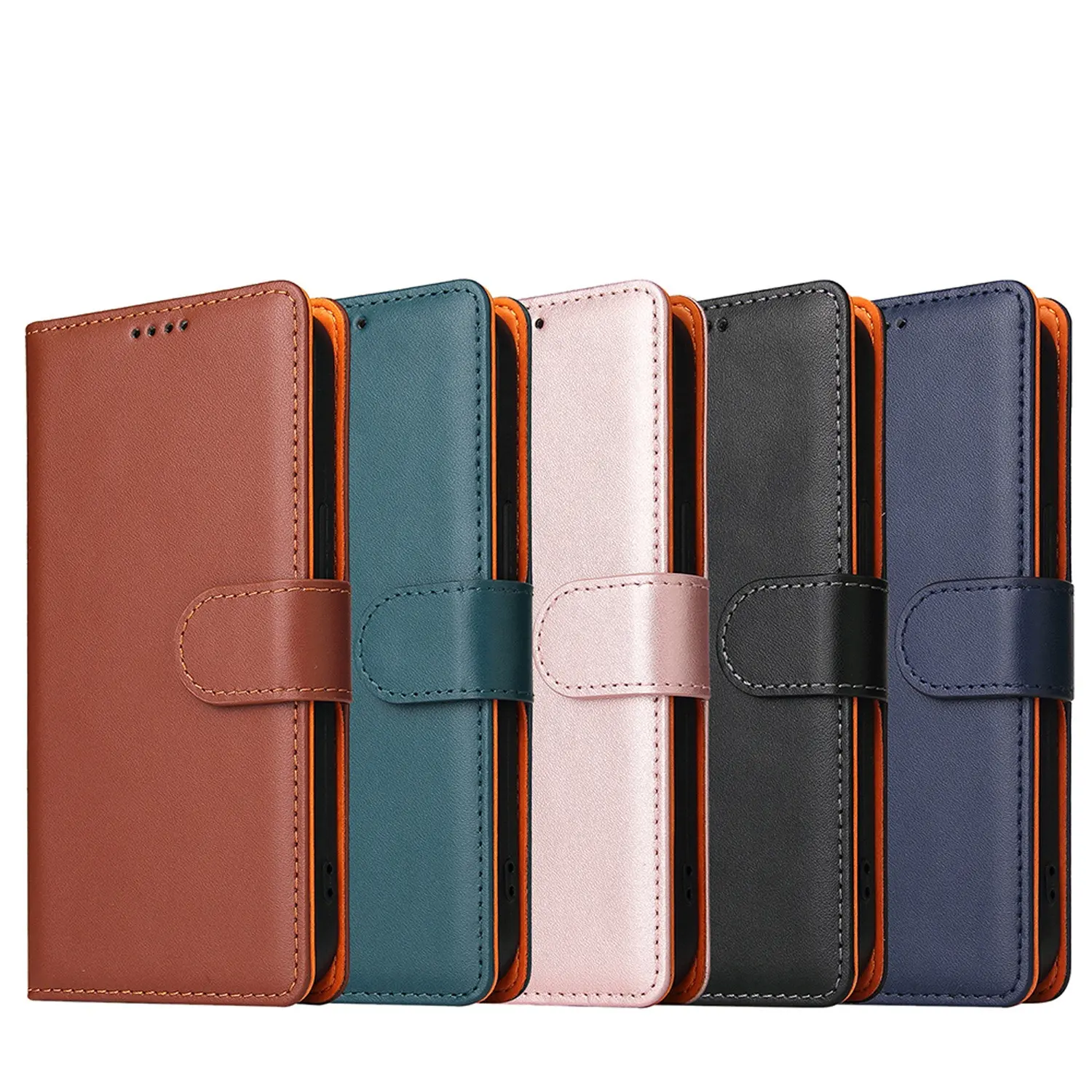 MAXUN casing ponsel dan dompet kulit, casing ponsel kulit untuk Huawei P Smart 2019 Nova Y71 Nova Mate Xs 11 Pro