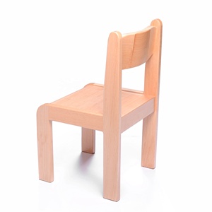 Silla de Madera de Haya al por Mayor para Escuela Educativa <span class=keywords><strong>Montessori</strong></span> de 0 a 24 Meses, 2 Piezas - Product Image 1