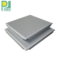 Metal 60x60 Aluminium Perforated Ceiling Tiles Lay In Installation
