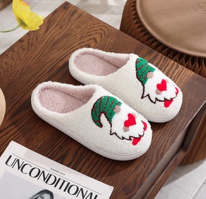 Femmes filles dames hiver Noël peluche polaire intérieur maison chaud pantoufle - Product Image 5
