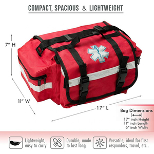 Tas Trauma Kit <span class=keywords><strong>Responder</strong></span> pertama tas EMT reflektif medis tas medis Kit pertolongan pertama 251 buah - Product Image 4