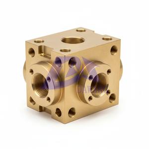 บริการงานกลึงซีเอ็นซีความแม่นยำสูงสำหรับชิ้นส่วนทองเหลืองและสแตนเลส พร้อมบริการตัดลวดด้วยไฟฟ้าและงานเจาะรูแบบบรอชชิ่ง รับผลิตตามแบบ OEM - Product Image 1